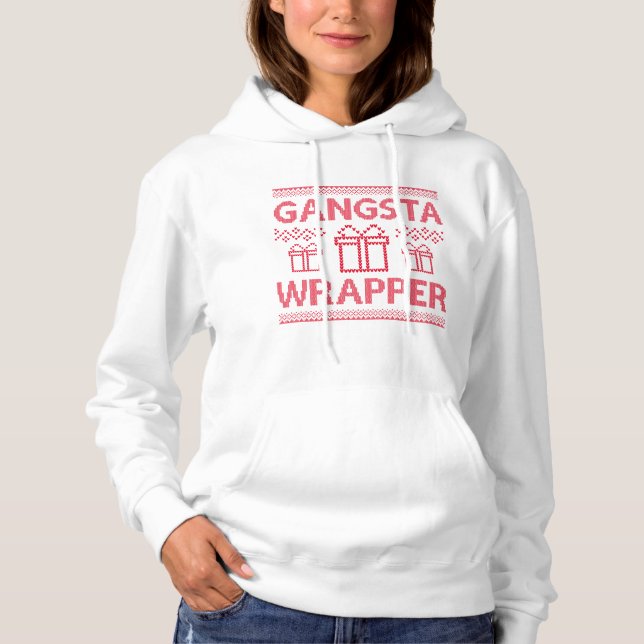 Pull À Capuche Gangsta Wrapper (Devant)