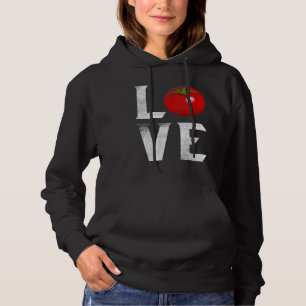 Pull À Capuche Gardener de tomates rouges J'aime jardiner légumes