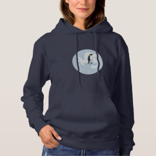 Pull À Capuche Gardien du drapeau du pôle Sud Antarctique