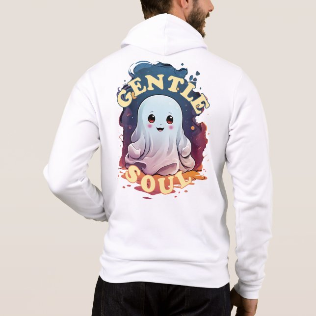 Pull À Capuche Gentl Soul Kawaii Ghost (Dos)