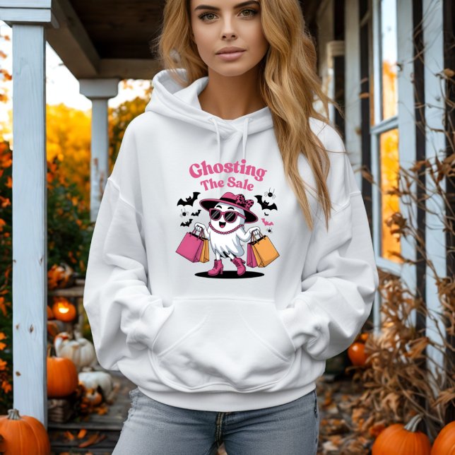 Pull À Capuche Ghosting La Vente Drôle Halloween Ghost (Créateur téléchargé)