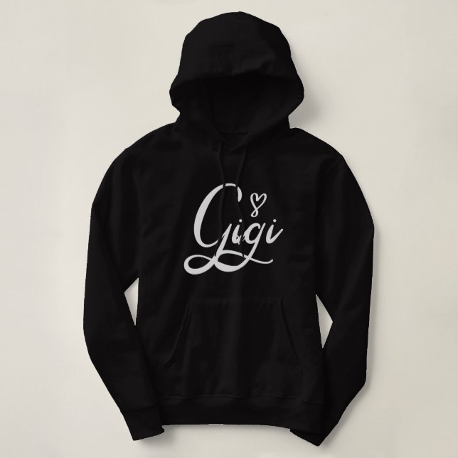 Pull À Capuche Gigi Pour Femmes Gigi Cadeaux Pour La Fête Des Mèr (Design devant)