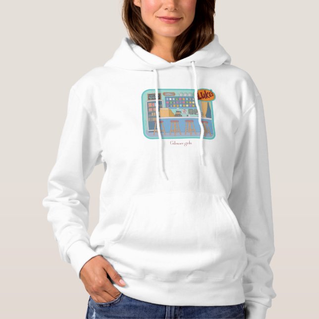 Pull À Capuche Gilmore Girls | Luke's Diner Graphic (Devant)