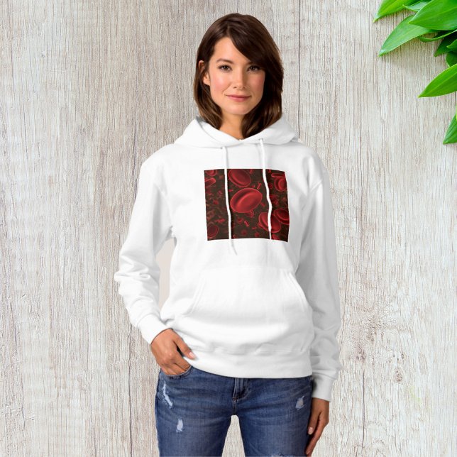 Pull À Capuche Globules Rouges Microscopiques (Créateur téléchargé)