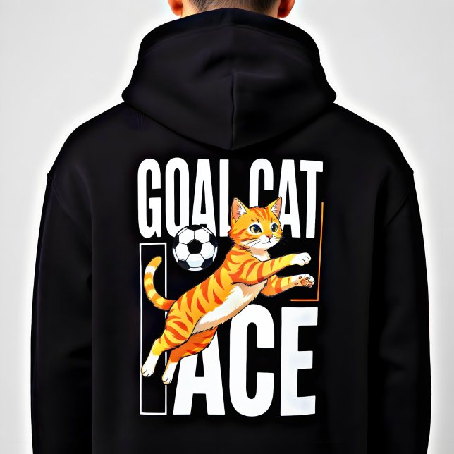 Pull À Capuche Goal Cat Soccer Ace - Cadeau mignon pour les amate (Créateur téléchargé)