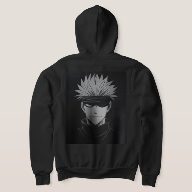 Pull À Capuche “Gojo Satoru Streetwear hoodies – Black Anime Tee  (Couchage Retour)