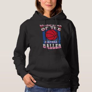 Pull À Capuche Grand-Père De L'Anniversaire Baller Basketball Eux