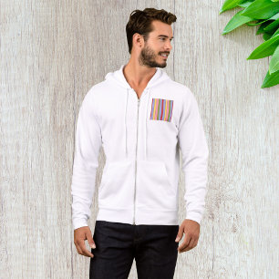 Pull À Capuche Gras Stripes Mens Full-Zip