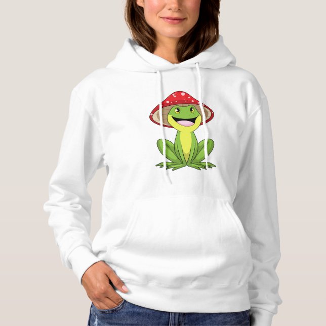 Pull À Capuche Grenouille au champignon (Devant)