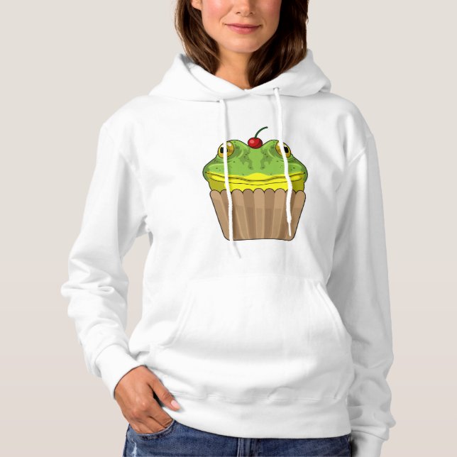 Pull À Capuche Grenouille avec Muffin (Devant)