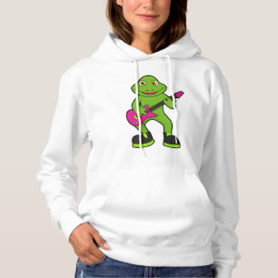 Pull À Capuche Grenouille en musicien avec guitare