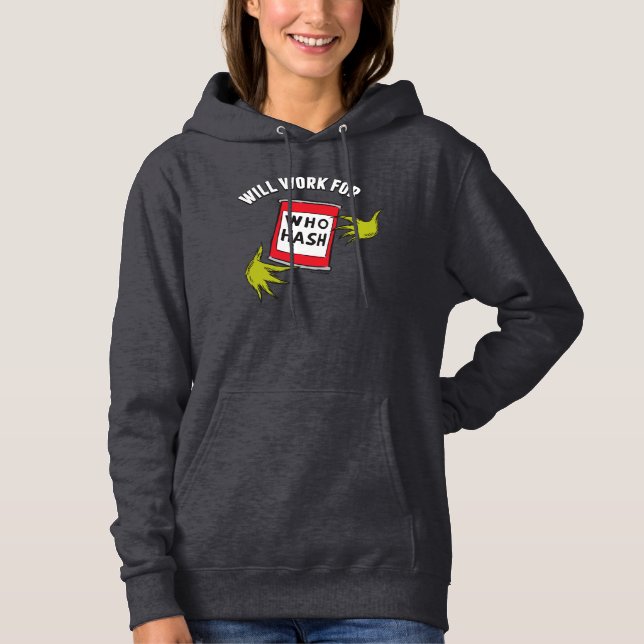 Pull À Capuche Grinch Classique | Travaillera pour Qui Hachis Cit (Devant)