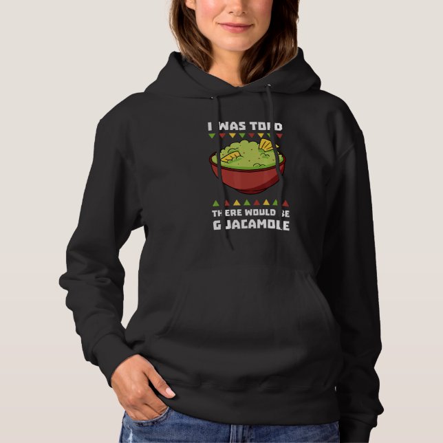 Pull À Capuche Guacamole Avocat Dip à Base de Nourriture Mexicain (Devant)