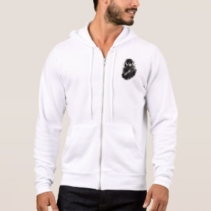 Pull À Capuche Guerrier d'anime sombre Ninja bandagé Art Grunge