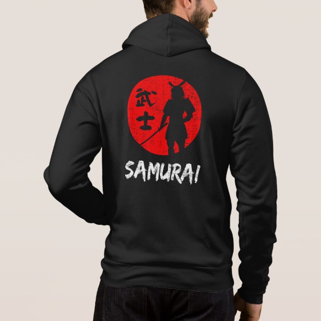 Pull À Capuche Guerrier Samouraï (Dos)
