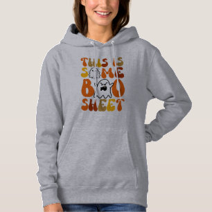 Pull À Capuche Halloween C'est du Papier de Fantôme Rétro Vibes F