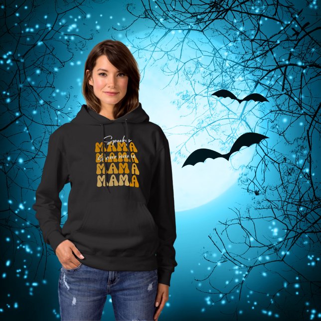 Pull À Capuche Halloween Super personnalisable Mama drôle hallowe (Créateur téléchargé)