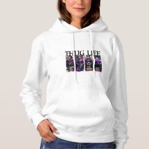 Pull À Capuche Halloween Villages Thug Life Rétro