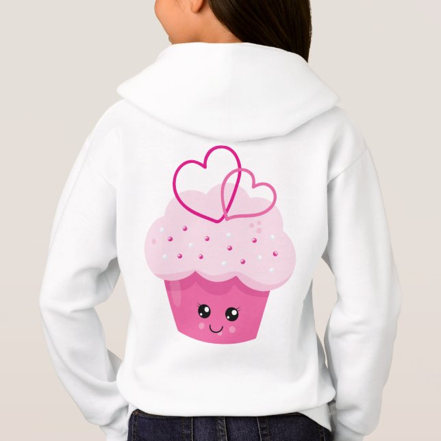 Pull à capuche Hanes ComfortBlend pour filles (Dos)