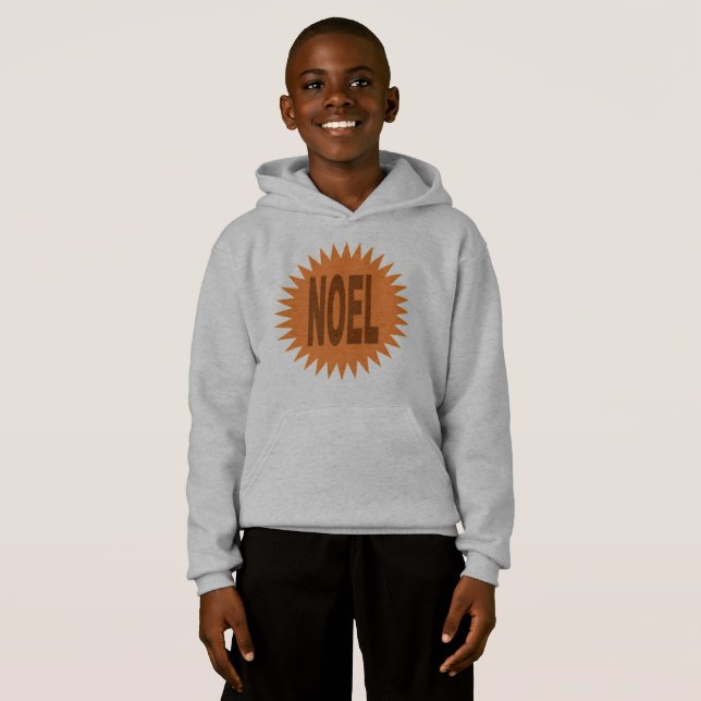 PULL  A CAPUCHE   HANES  STAR  NOEL (Devant entier)