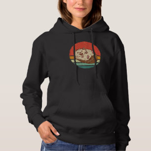Pull À Capuche Hedgehog Hérisson Prickly Hoglet Retro Sunset