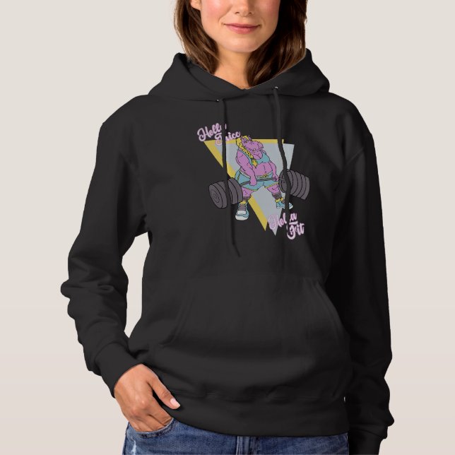 Pull À Capuche Hella Thicc Hella Fit Poids Bodybuilding G (Devant)