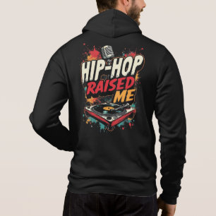 Pull À Capuche Hip-Hop Raising Me - Urban Rap Streetwear Design