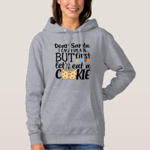 Pull À Capuche hip père Noël naughty new nice drôle Noël humour