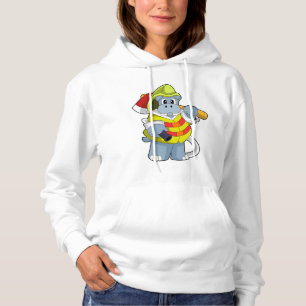 Pull À Capuche Hippo comme pompier avec l'alcool