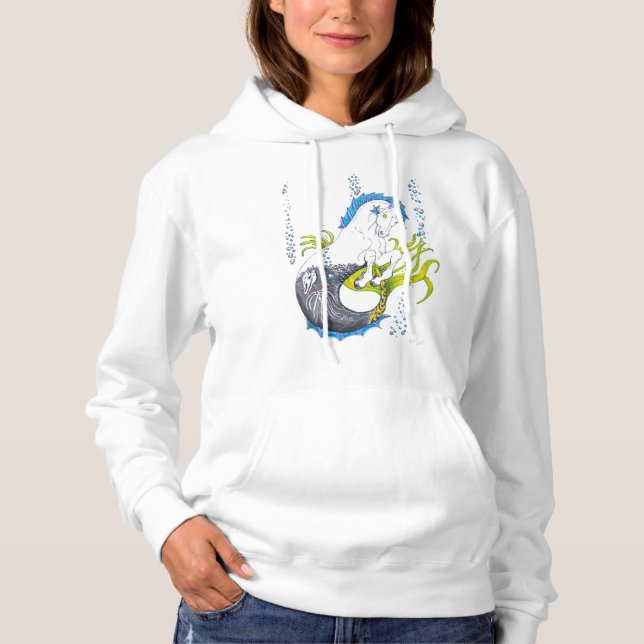 Pull À Capuche Hippocampe (crâne) (Devant)