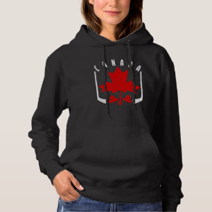 Pull À Capuche Hockey sur glace Fierté canadienne Feuille d'érabl