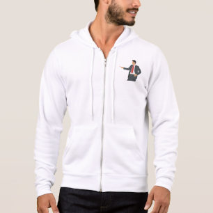 Pull À Capuche Homme d'affaires professionnel en costume avec poi