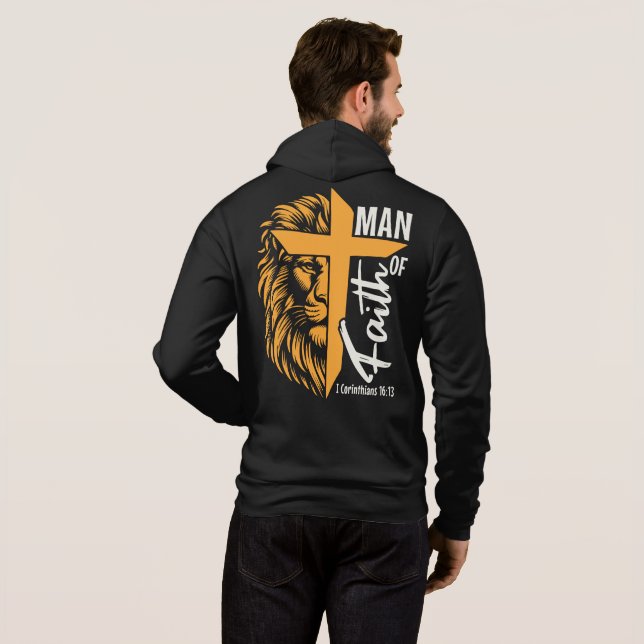 Pull À Capuche Homme de foi (Dos entier)