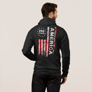 Pull À Capuche Hommes 250 Ans Amérique