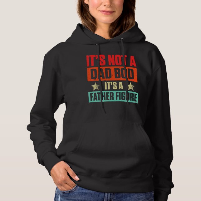 Pull À Capuche Hommes Ce n'est pas un papa Bod C'est un père Figu (Devant)