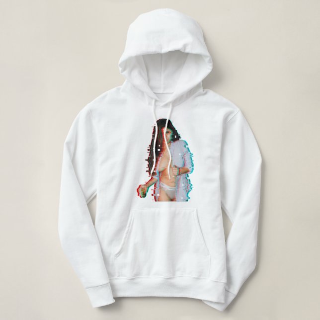 Pull À Capuche Hommes Présents Spéciaux Femmes Mia Khalifa Glitch (Design devant)
