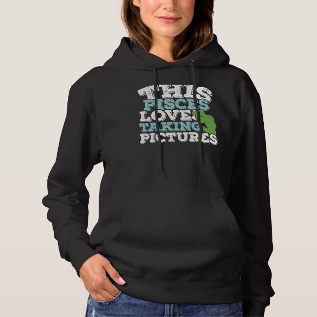Pull À Capuche Horoscope SIGNE Zodiaque Pisces Aimer Prendre des  (Devant)