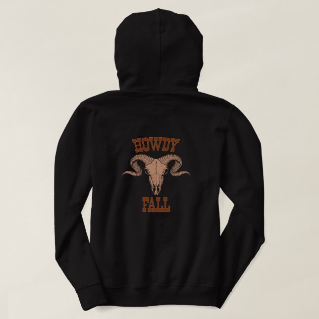 Pull À Capuche Howdy Fall (Design dos)