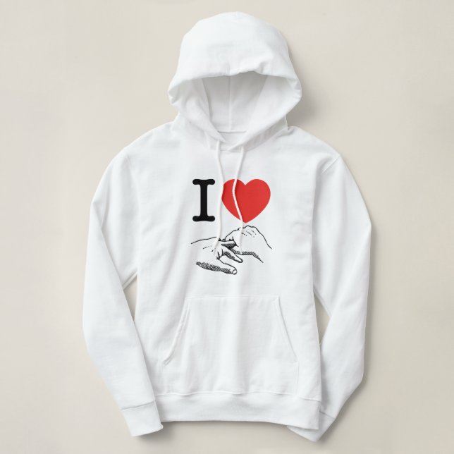 Pull À Capuche I Coeur (Amour) Anal (Design devant)
