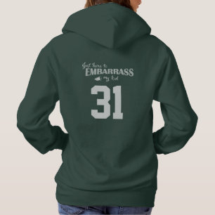Pull À Capuche Ici, juste pour embarrasser mon enfant