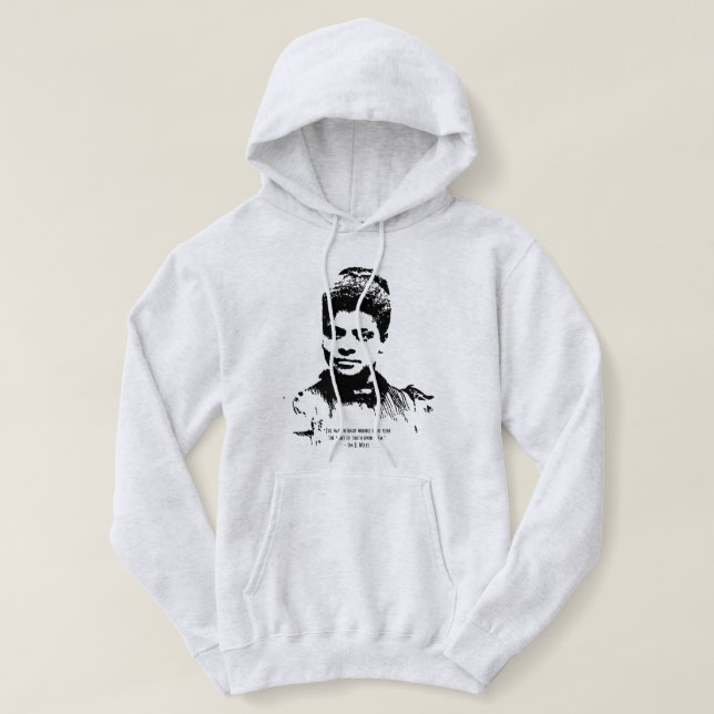 Pull À Capuche Ida B Wells Light Light Truth Cote (Design devant)