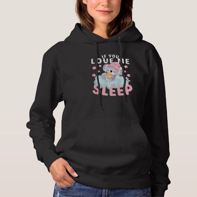 Pull À Capuche Idée de koala endormi, animal mignon pour qui aime (Devant)