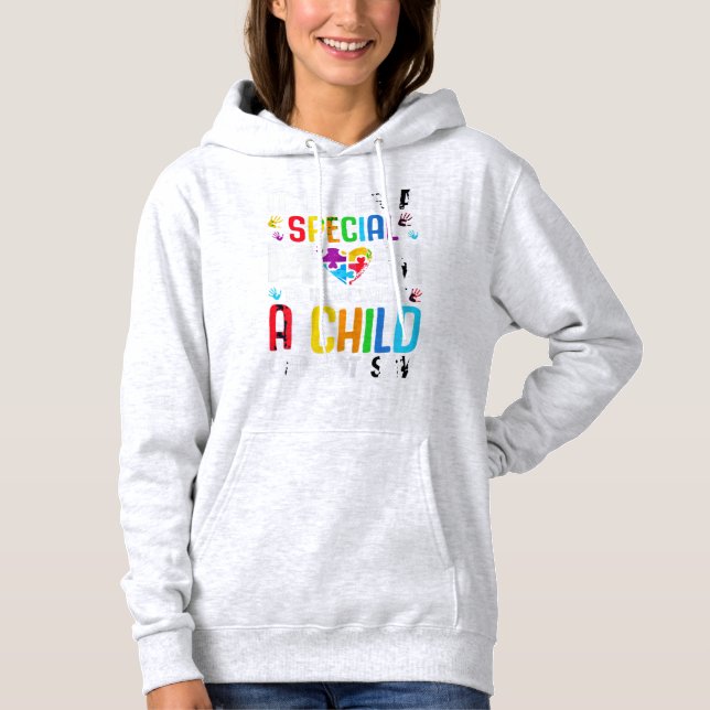 Pull À Capuche Il Faut Une Maman Spéciale Pour Entendre Ce Qu'Un  (Devant)