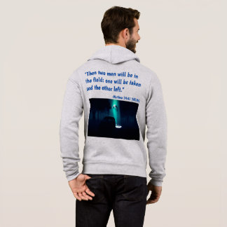 Pull À Capuche Il vient Zipper gris pour hommes