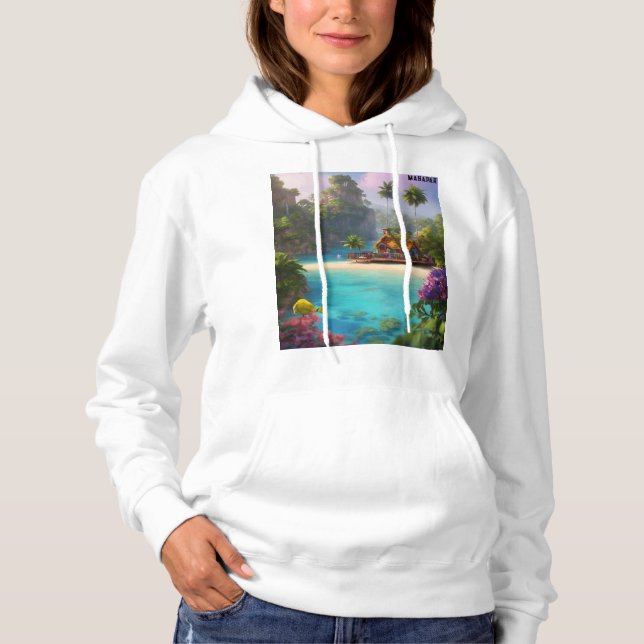 Pull À Capuche Île de Rêve (Devant)