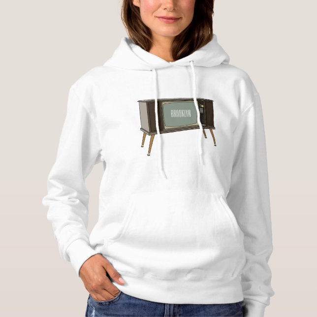 Pull À Capuche Illustration de dessin télévisé (Devant)