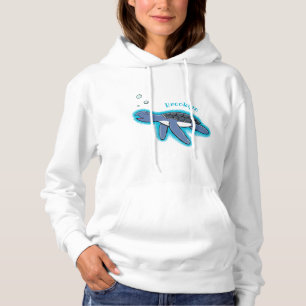 Pull À Capuche Illustration de la petite tortue de mer