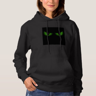 Pull À Capuche Illustration de Yeux Verts de Monstre Sauvage  Des