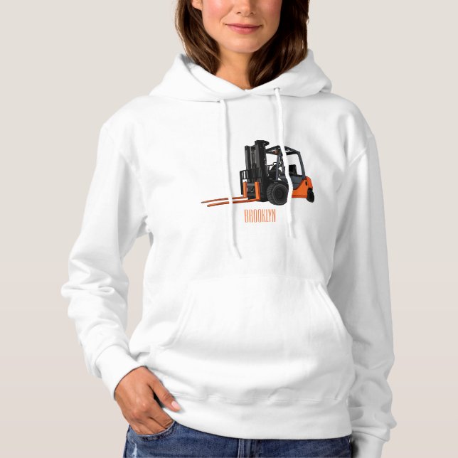 Pull À Capuche Illustration du chariot élévateur (Devant)