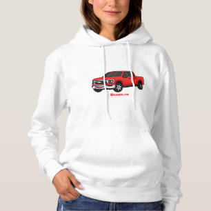 Pull À Capuche Illustration d'une camionnette rouge mou